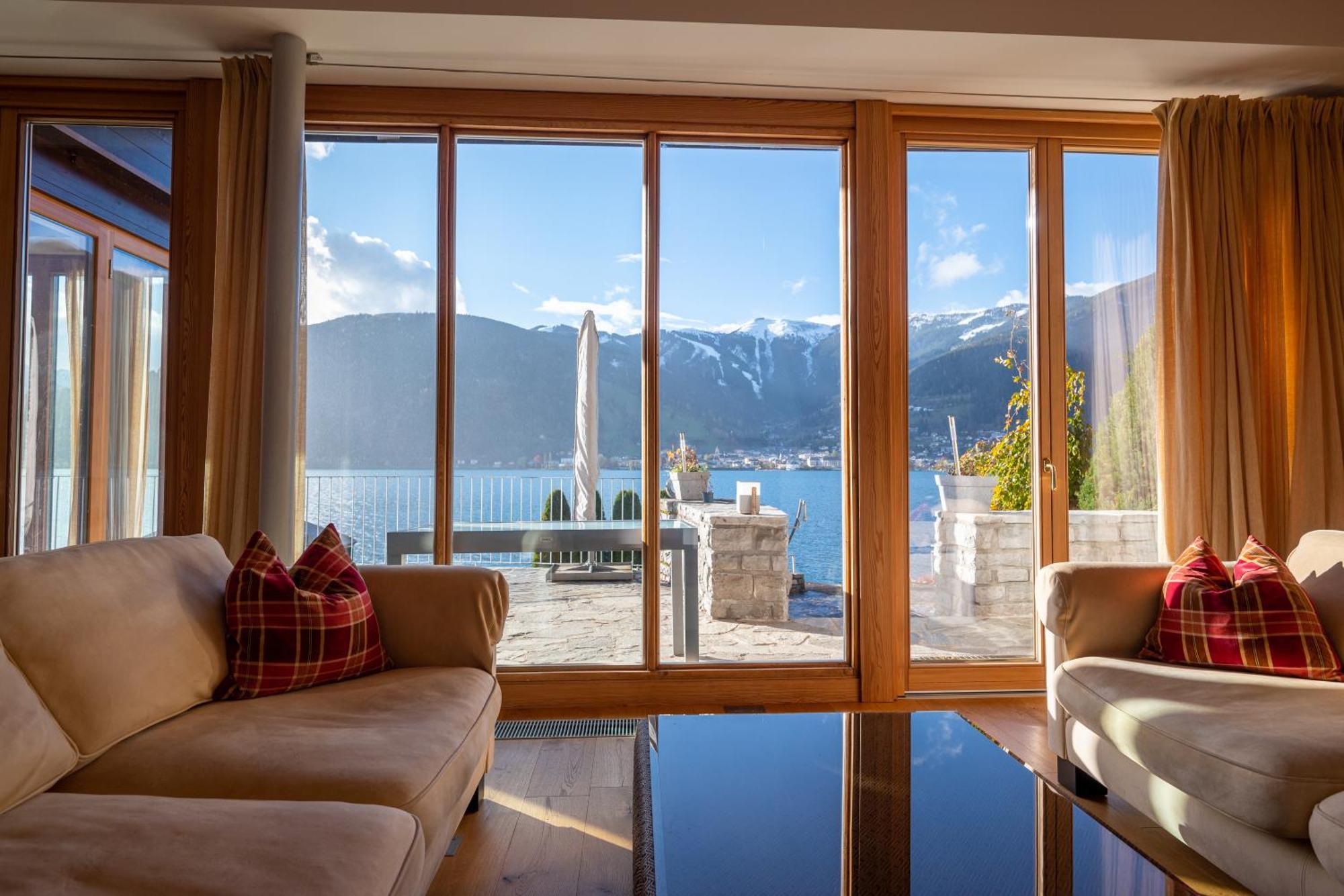 Finest Lakeside Villa Zell Am See By All In One Apartments Erlberg Kültér fotó